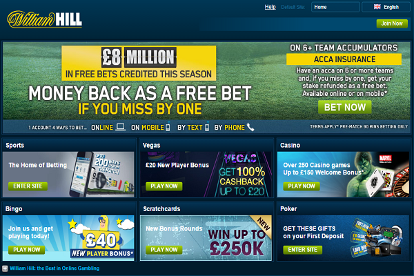 Play at William Hill Casino william hill home page