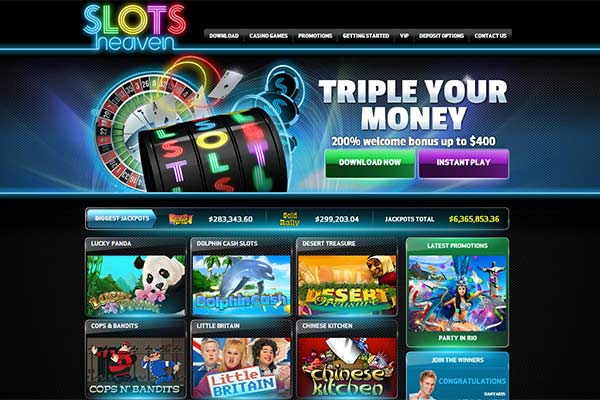 Play at Slots Heaven Casino Slots Heaven Home