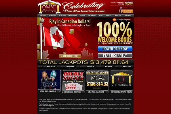 Play at Omni Casino Omni Casino Home