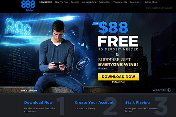 Play at 888Poker 888 Poker
